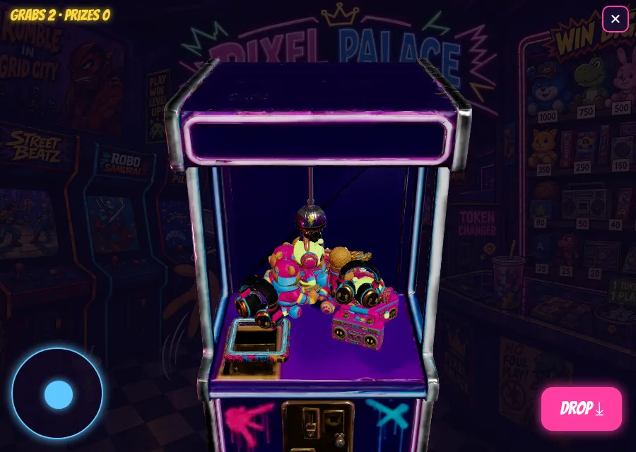 3D claw machine